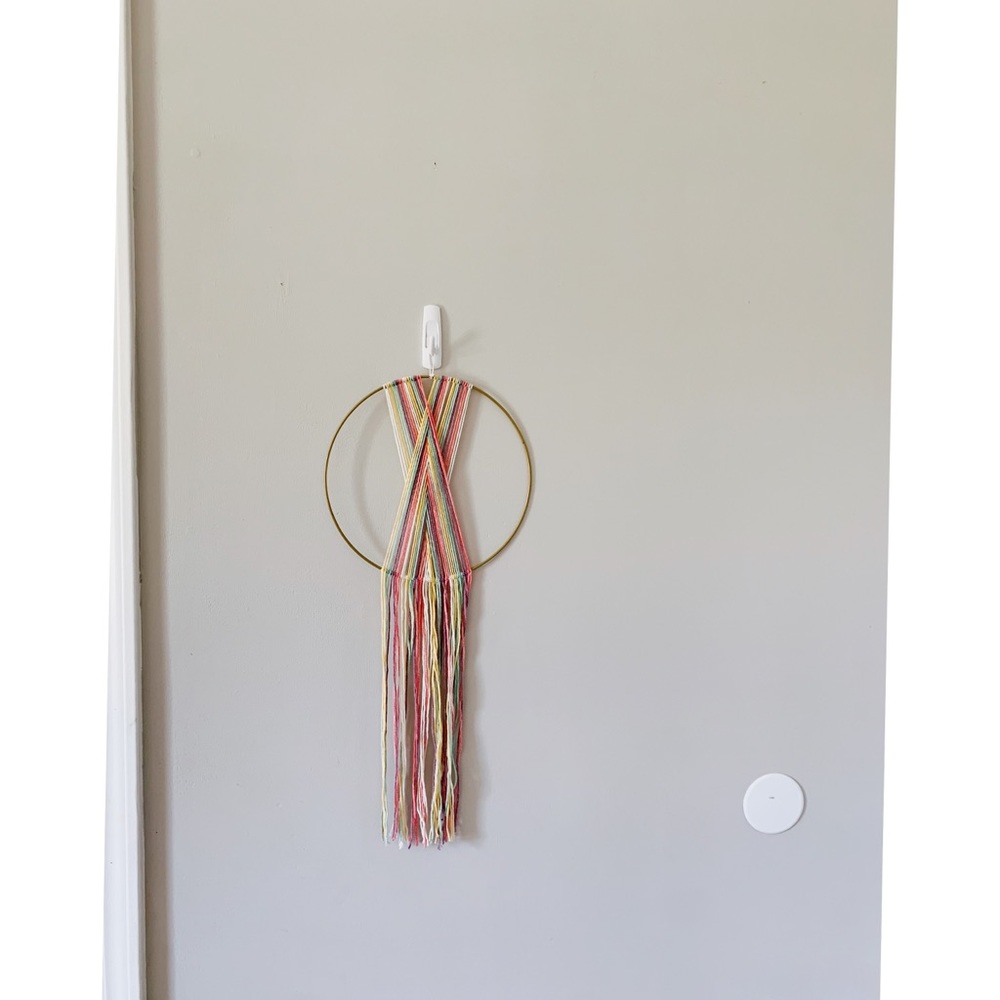 Happy Vibes Macrame wall decor